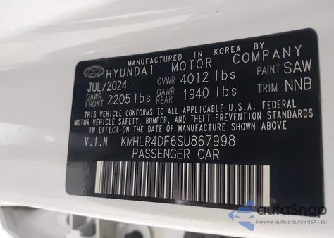 2025 Hyundai Elantra N Line from USA, damaged, VIN KMHLR4DF6SU867998